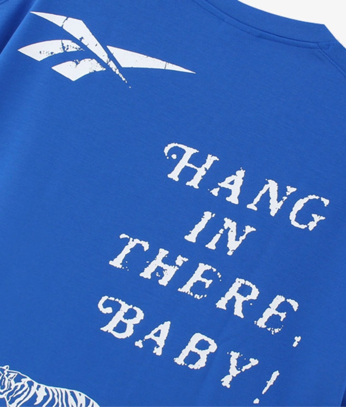 Reebok x Pleasures 'I want the one i can't have' Tee Blue