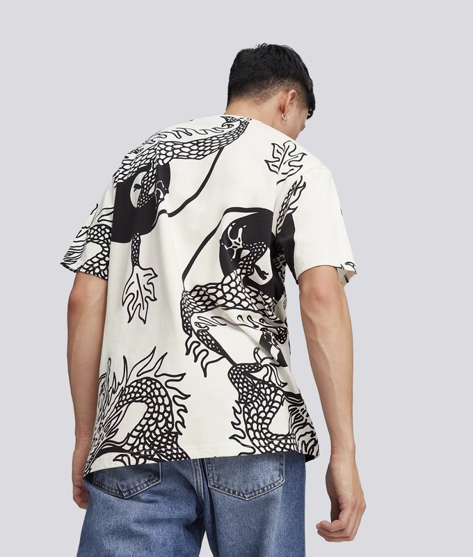 X Staple Printed Tee