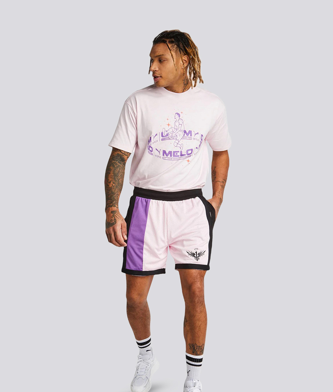 Melo Iridescent Mesh Short