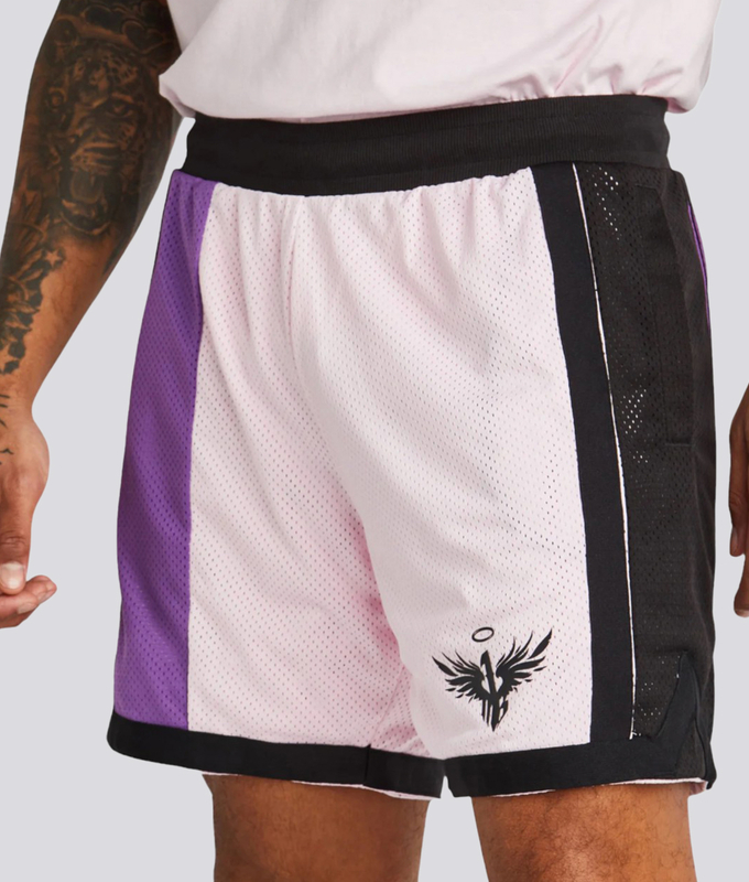 Melo Iridescent Mesh Short