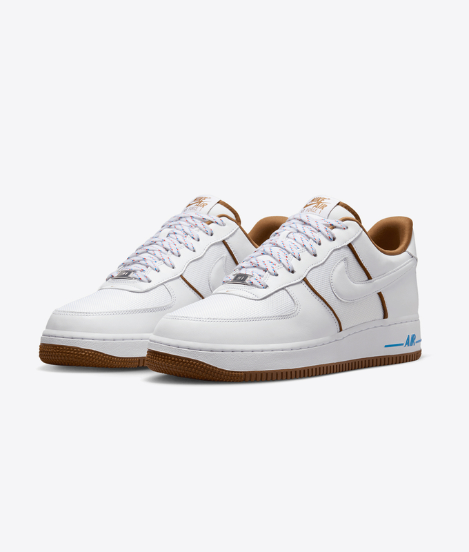 AIR FORCE 1 '07 LX 'WHITE/LIGHT BRITISH TAN-PHOTO BLUE'