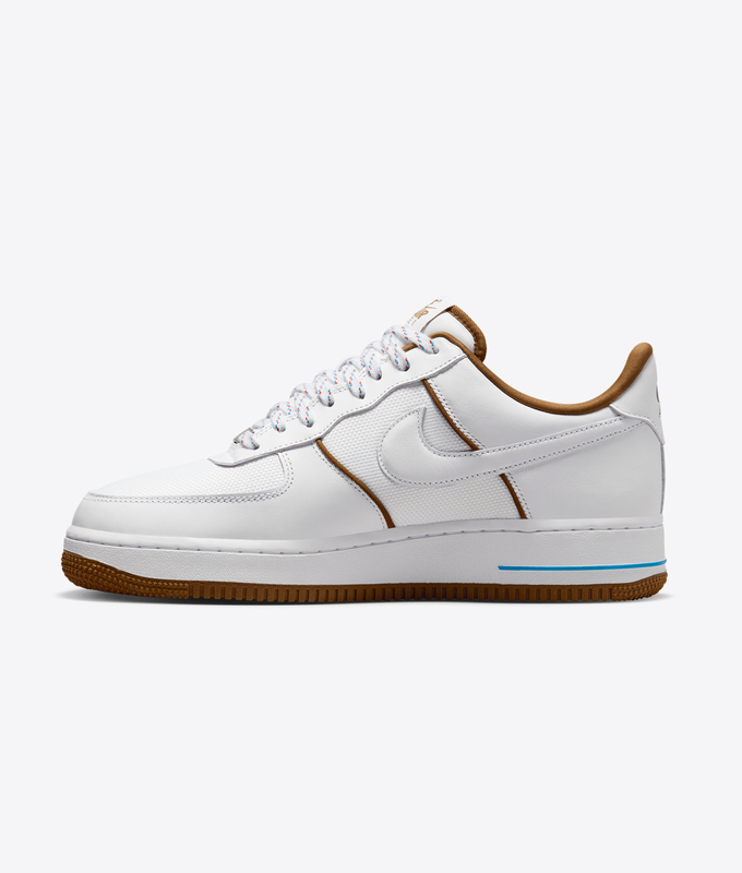 AIR FORCE 1 '07 LX 'WHITE/LIGHT BRITISH TAN-PHOTO BLUE'