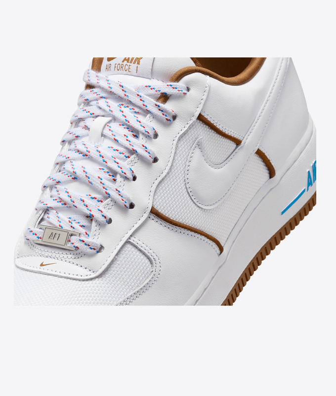 AIR FORCE 1 '07 LX 'WHITE/LIGHT BRITISH TAN-PHOTO BLUE'