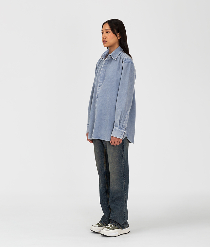 Crease Washed Bootcut Denim Pants