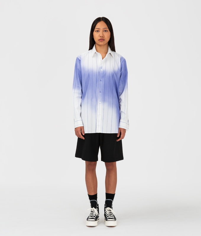 Spray Dyed Long Sleeve Shirt