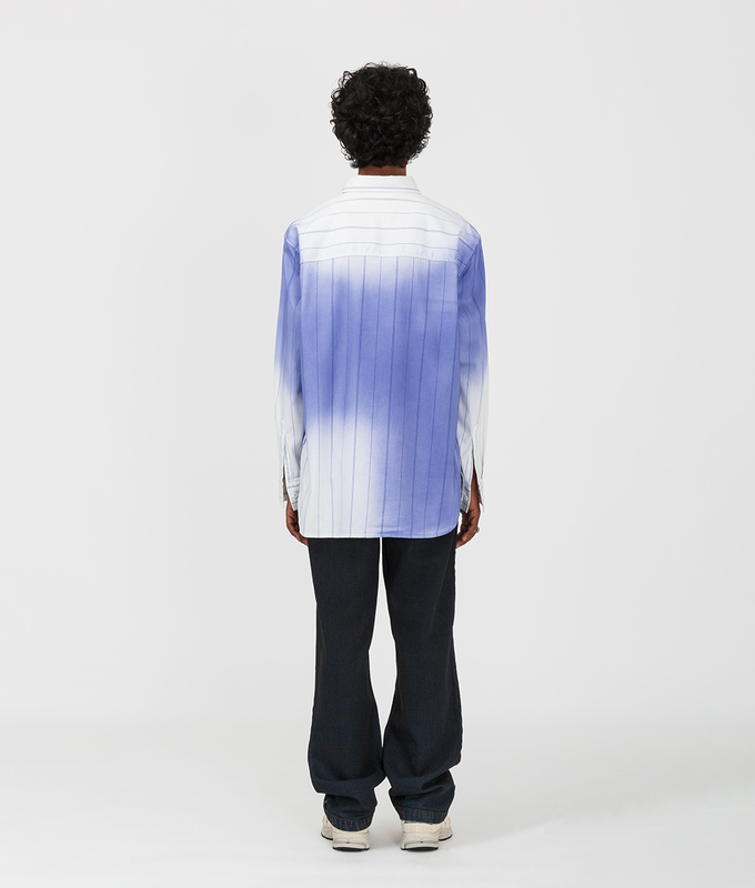 Spray Dyed Long Sleeve Shirt