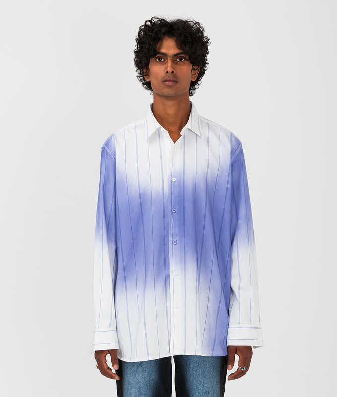 Spray Dyed Long Sleeve Shirt