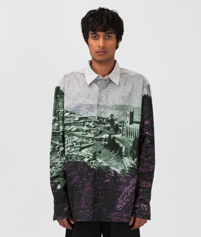 Printed Long Sleeve Shirt