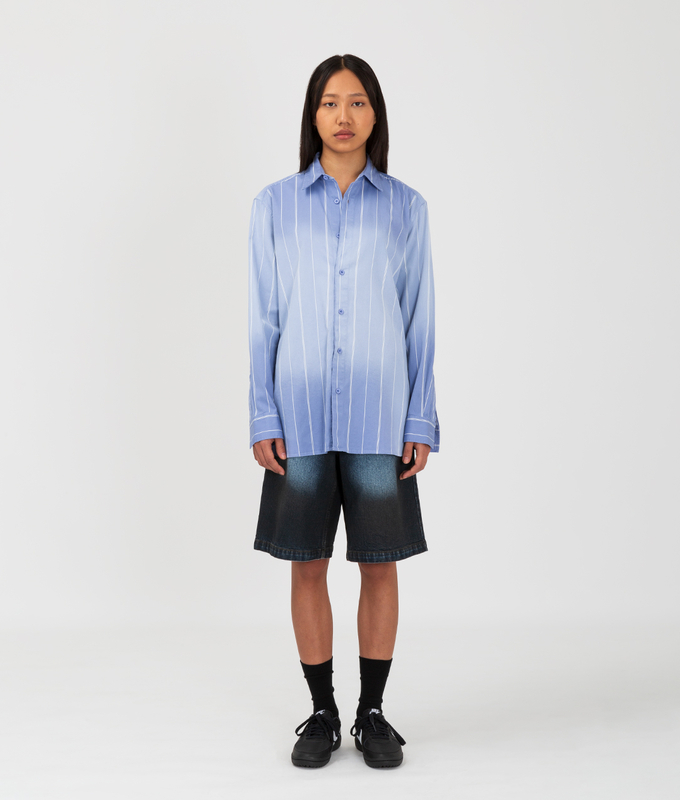 Spray Dyed Long Sleeve Shirt