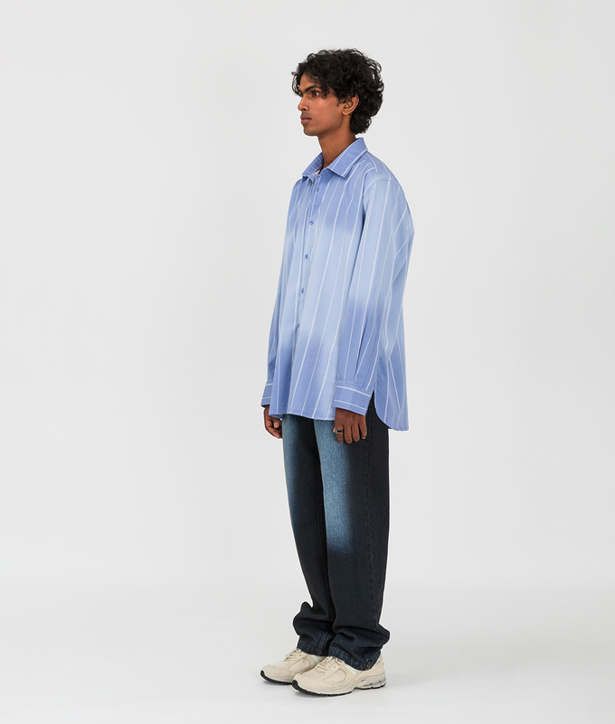 Spray Dyed Long Sleeve Shirt