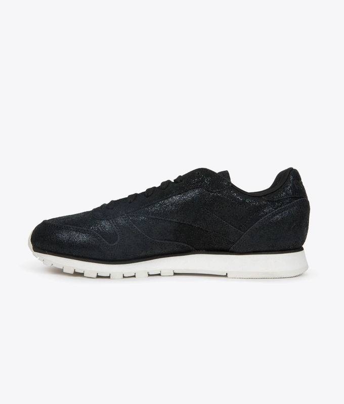 CL LEATHER SHIMMER 'CHALK BLACK'