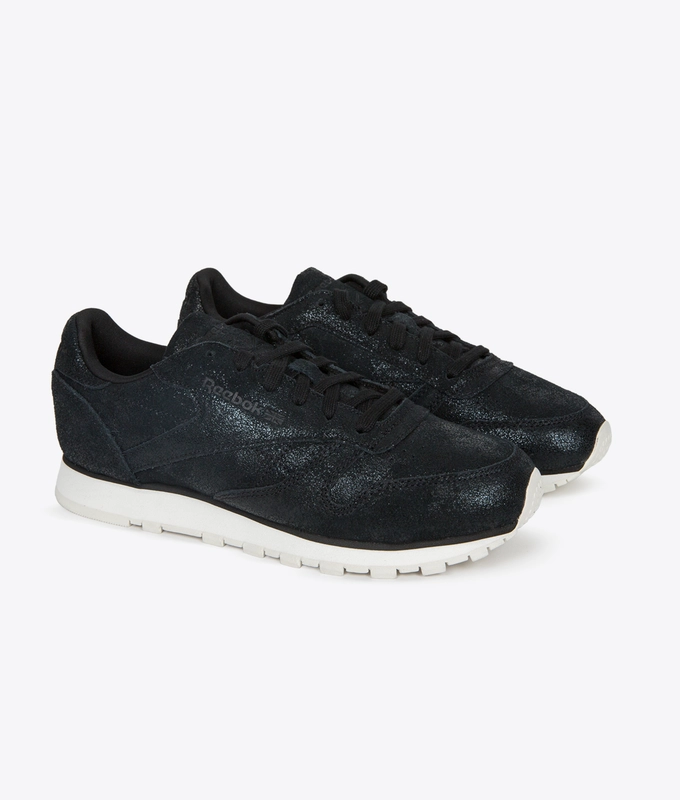 CL LEATHER SHIMMER 'CHALK BLACK'