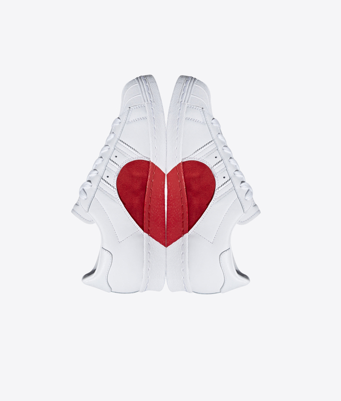 SUPERSTAR 80s HH W 'WHITE SCARLET'