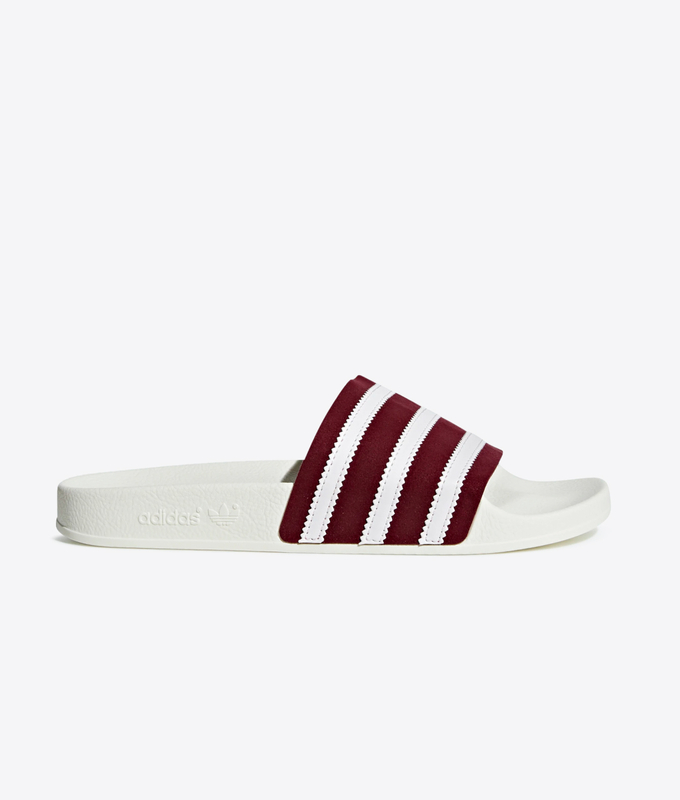 ADILETTE W 'CBURGU/WHITE/OFF WHITE'