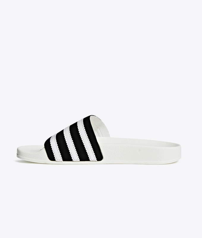 ADILETTE  'CBLACK/WHITE/OFFWHITE'
