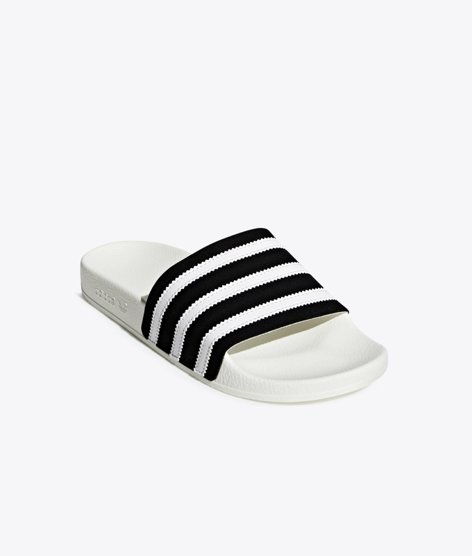 ADILETTE  'CBLACK/WHITE/OFFWHITE'