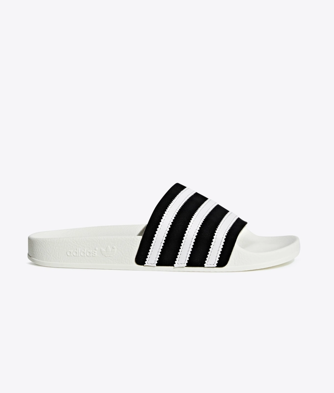ADILETTE  'CBLACK/WHITE/OFFWHITE'