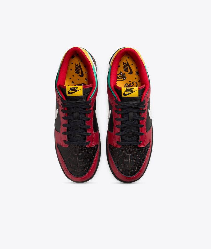 DUNK LOW RETRO 'BLACK/WHITE-GYM RED-UNIVERSITY GOLD'