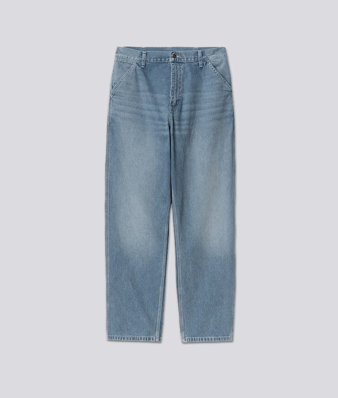 Light True Washed Simple Pant