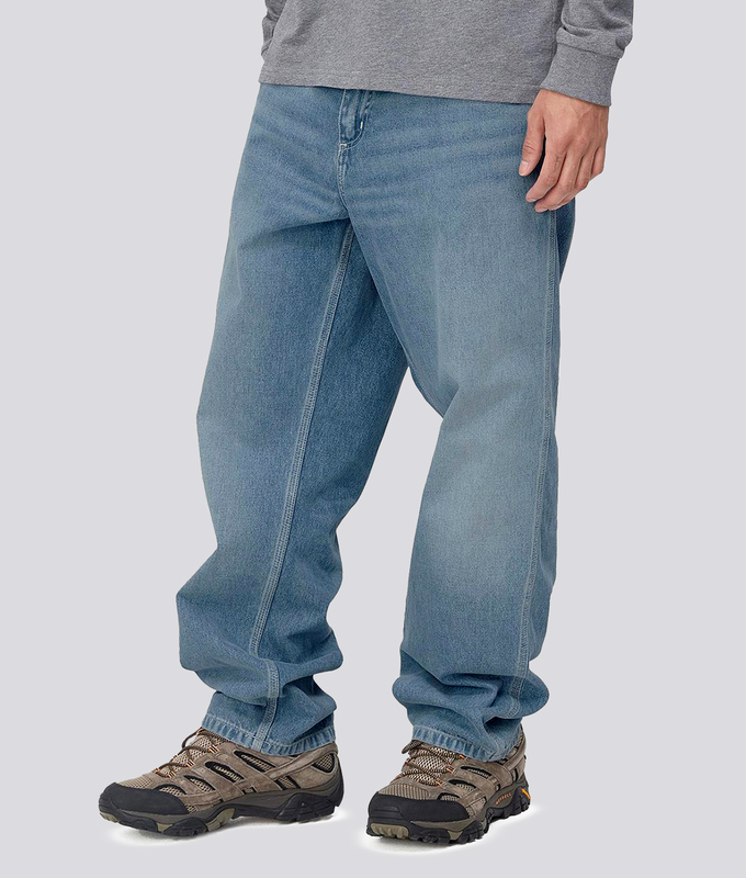 Light True Washed Simple Pant