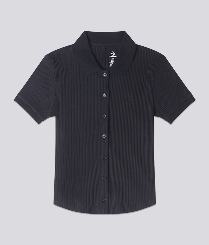 Slim Button Up Polo