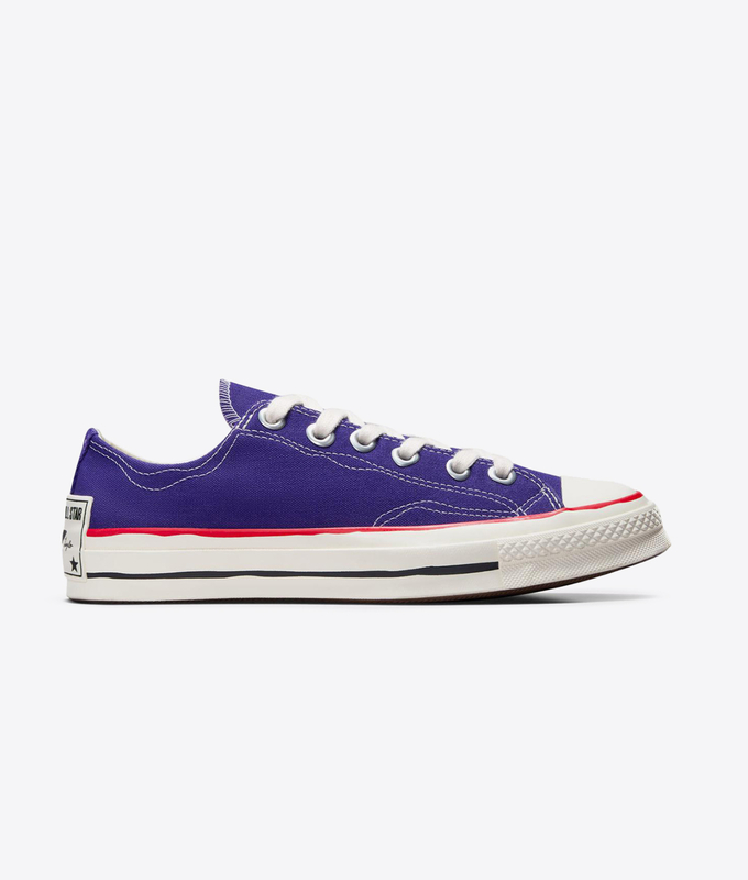 CHUCK 70 OX 'COURT PURPLE/EGRET-RED'