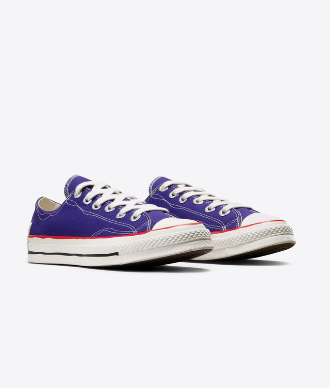 CHUCK 70 OX 'COURT PURPLE/EGRET-RED'