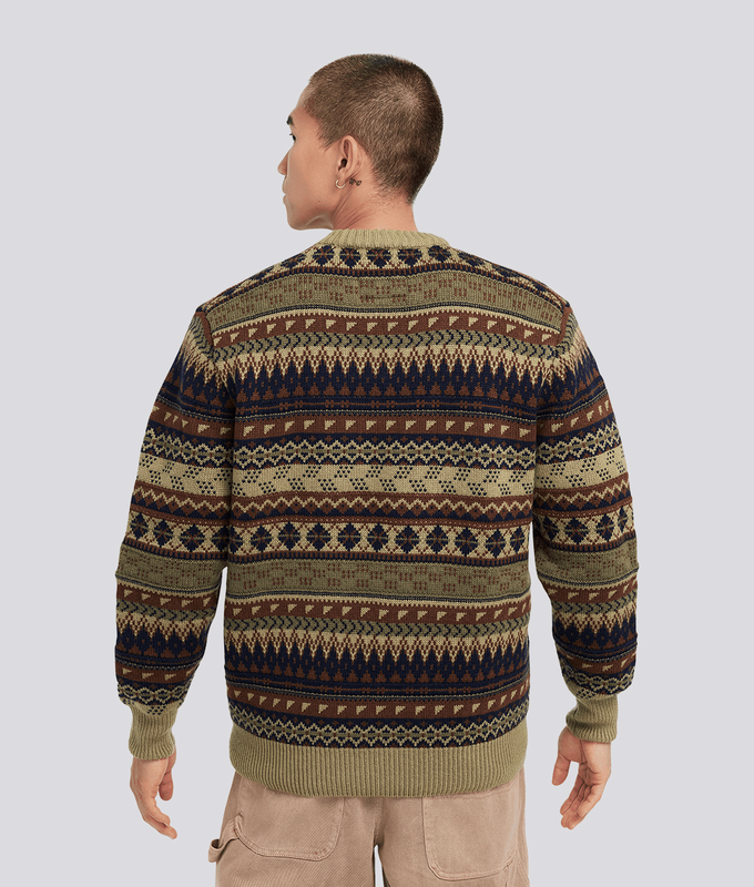 Life Fair Isle Crew Sweater