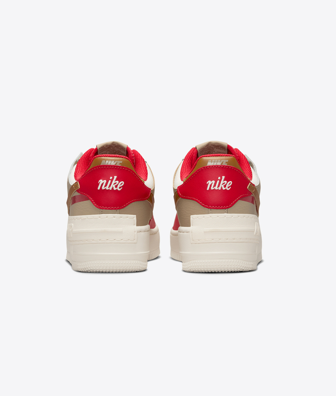 AIR FORCE 1 SHADOW 'PHANTOM/LIGHT BRITISH TAN-FIRE RED-KHAKI'