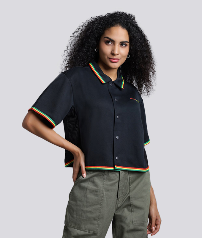 X Daily Paper Cropped Shooting Shirt