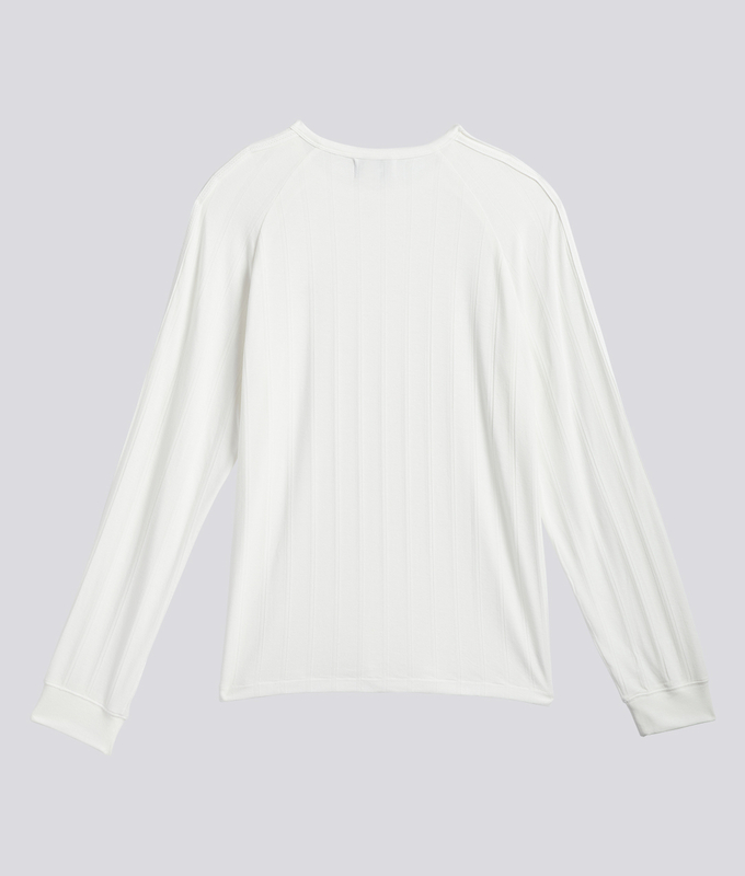 X Clot Rib Long Sleeve Tee