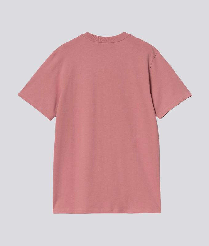 SHORT SLEEVE SCRIPT T-SHIRT 'DUSTY ROSE/SYCAMORE TREE'