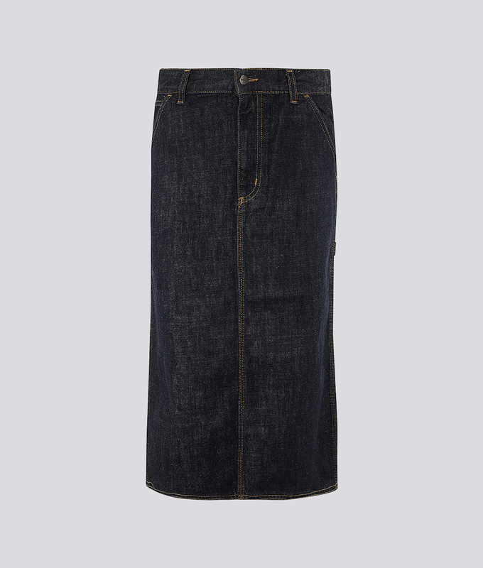 Washed Single Knee Skirt