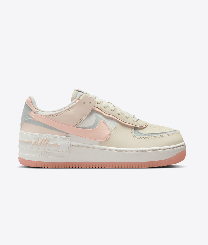 AIR FORCE 1 SHADOW 'COCONUT MILK/CRIMSON TINT-LIGHT SILVER'