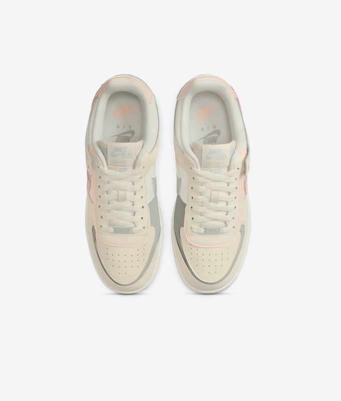 AIR FORCE 1 SHADOW 'COCONUT MILK/CRIMSON TINT-LIGHT SILVER'