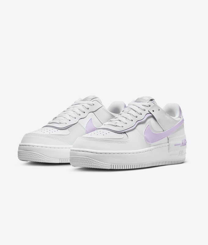 AIR FORCE 1 SHADOW 'WHITE/LILAC BLOOM-PHOTON DUST-WHITE'