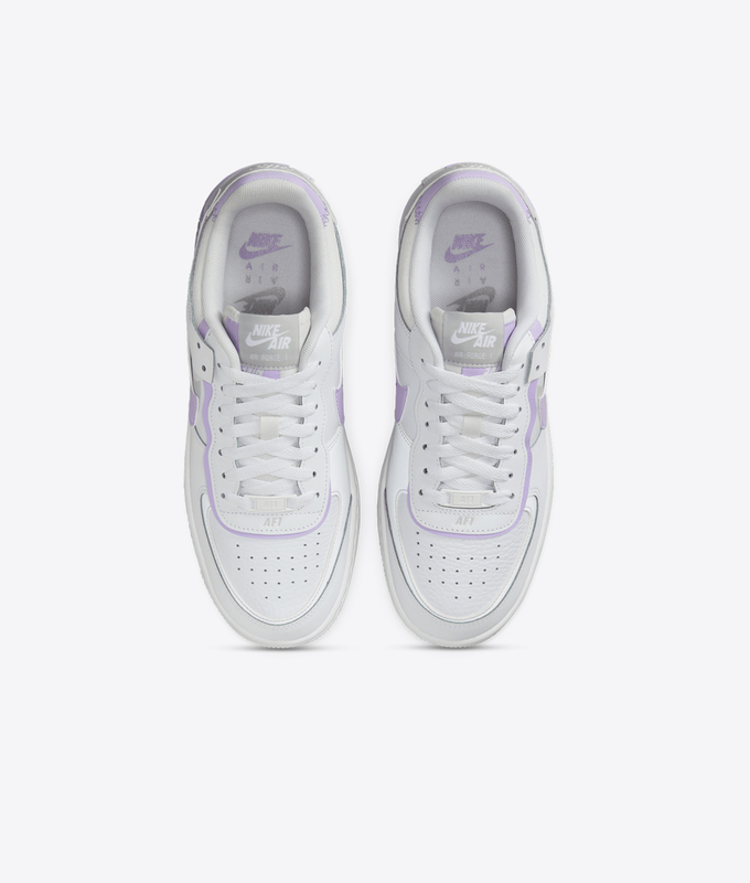 AIR FORCE 1 SHADOW 'WHITE/LILAC BLOOM-PHOTON DUST-WHITE'