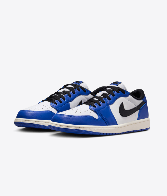 AIR JORDAN 1 RETRO LOW OG 'WHITE/BLACK-GAME ROYAL-SAIL'