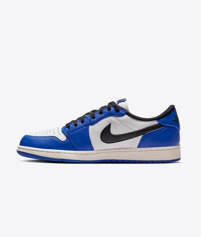 AIR JORDAN 1 RETRO LOW OG 'WHITE/BLACK-GAME ROYAL-SAIL'