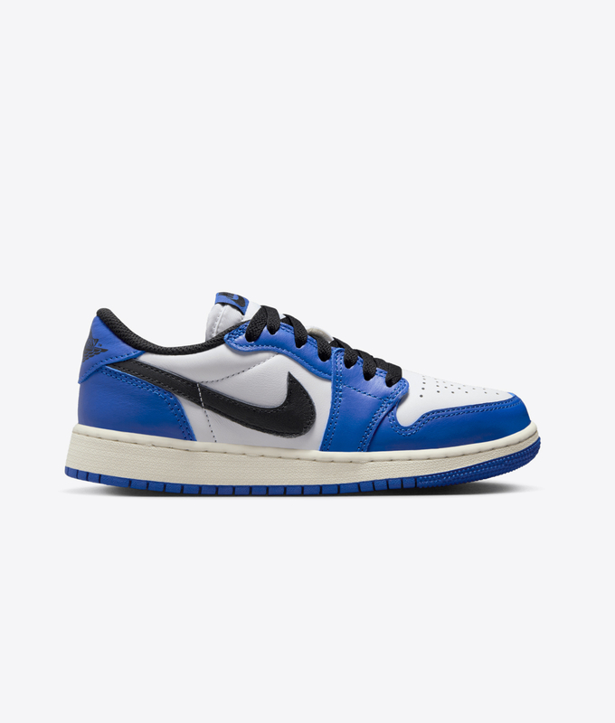 AIR JORDAN 1 RETRO LOW OG GS 'WHITE/BLACK-GAME ROYAL-SAIL'