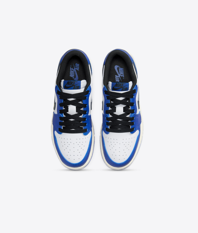 AIR JORDAN 1 RETRO LOW OG GS 'WHITE/BLACK-GAME ROYAL-SAIL'