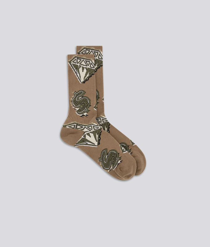 Diamonds  Dollars Socks