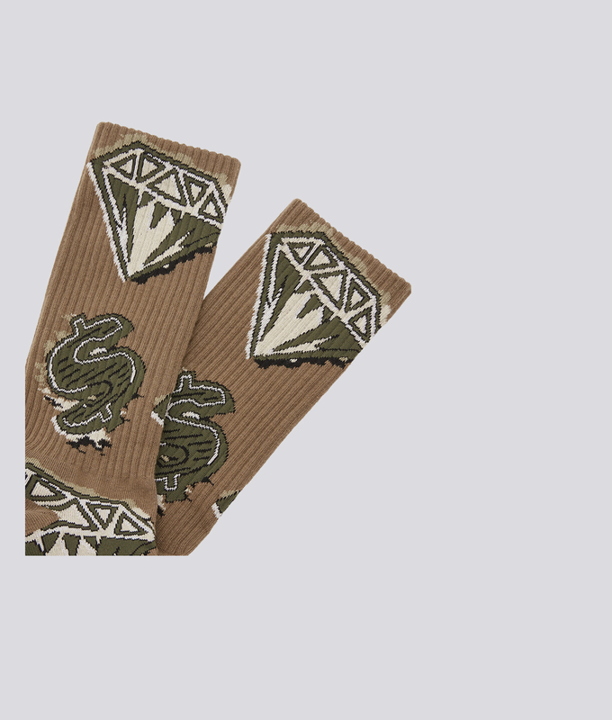 Diamonds  Dollars Socks