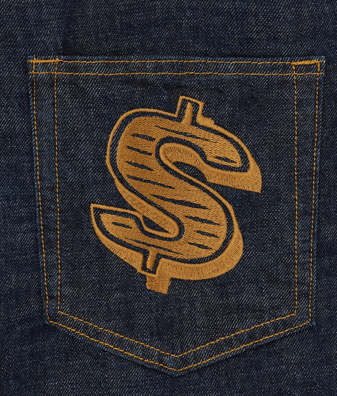 Diamonds  Dollars Selvedge Denim Jacket