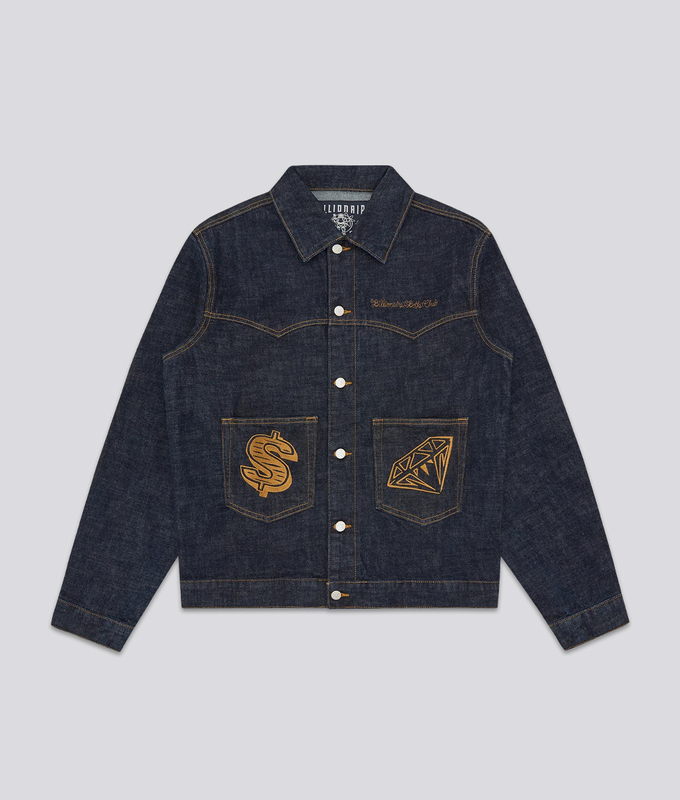 Diamonds  Dollars Selvedge Denim Jacket