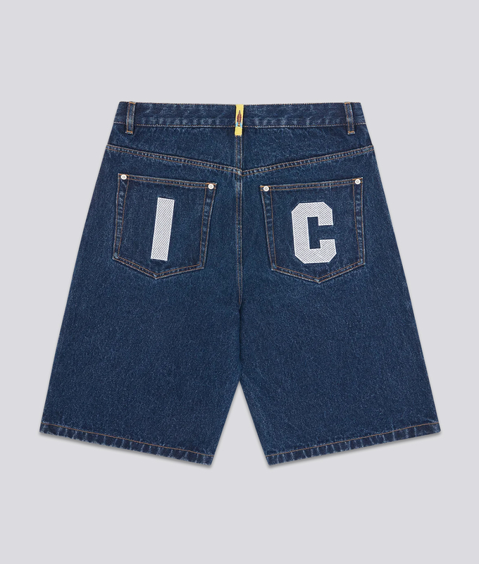 Running Dog Denim Shorts