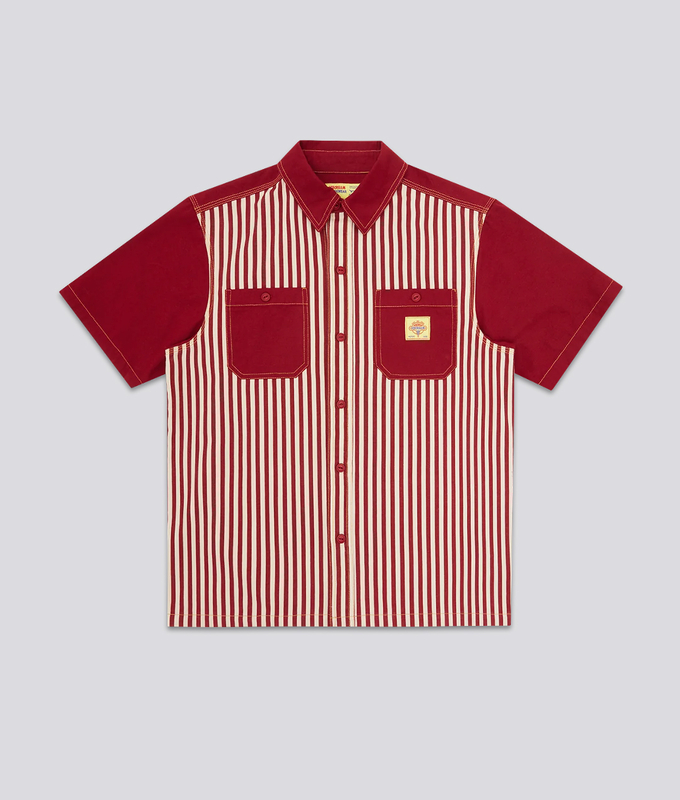 SHORT SLEEVE WORK SHIRT 'RED'