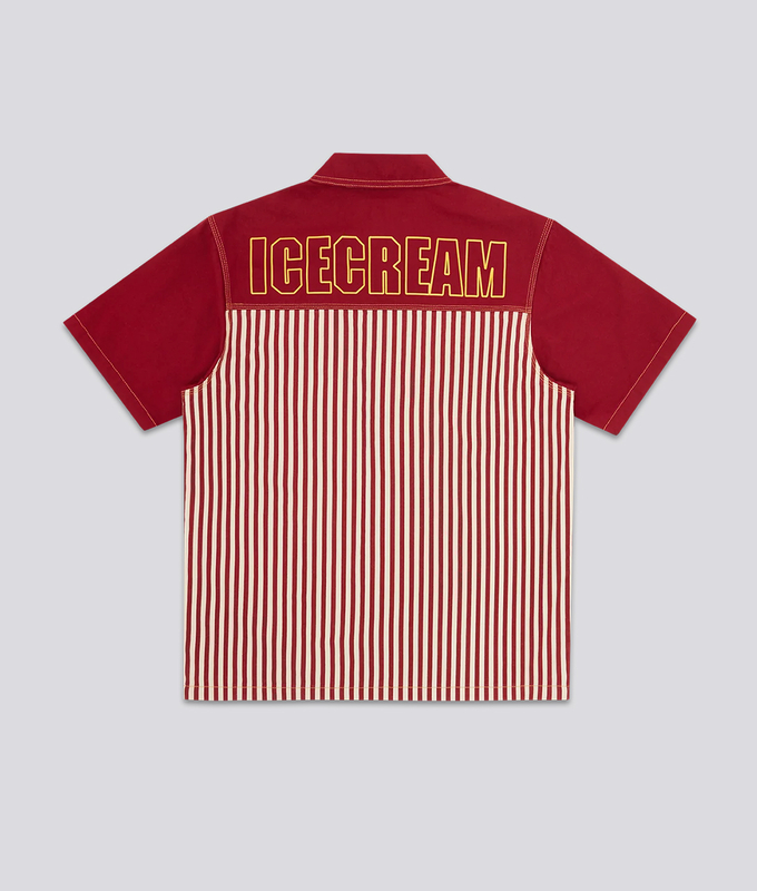 SHORT SLEEVE WORK SHIRT 'RED'