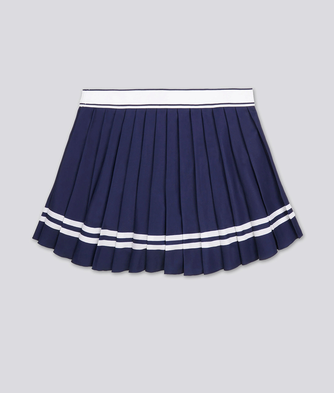 Vendome Script Pleated Skirt