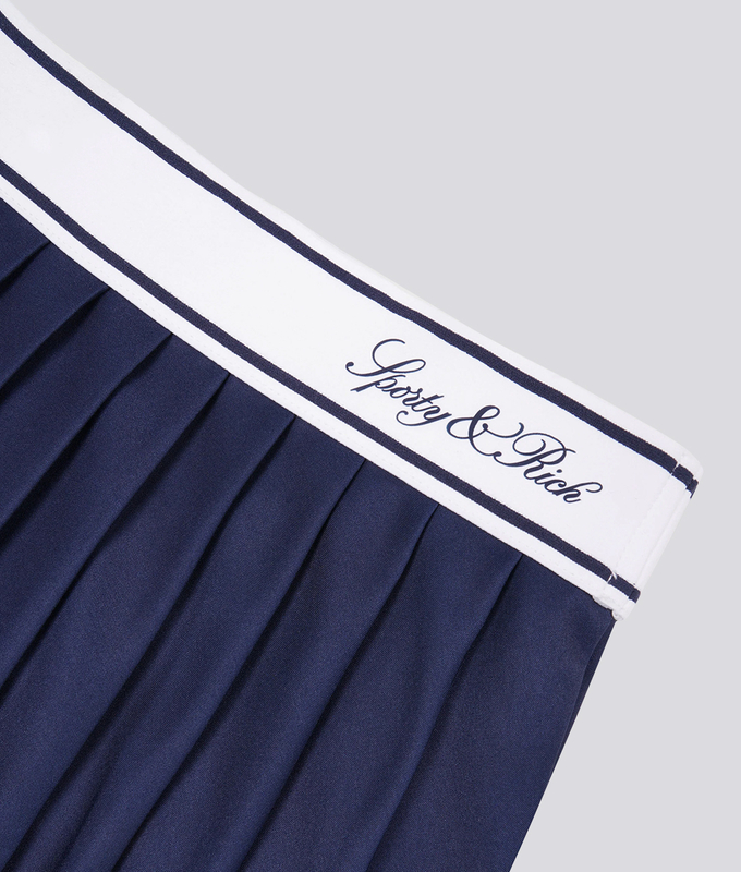 Vendome Script Pleated Skirt